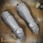 15th century Gothic Knight Leg Armor 16 gauge