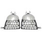 Medieval Spaulders with Scale Armor for Upper Shoulder Cops Protection