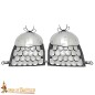 Medieval Spaulders with Scale Armor for Upper Shoulder Cops Protection