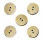 Ethically Sourced Buffalo Horn Buttons Set of 5