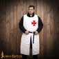 Tabard médiéval en toile de coton des Templiers Tabard médiéval en toile de coton des Templiers