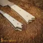 Medieval Cutlery Knife and Fork Stainless Steel with Bone Handle