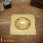Roman Square Umbo Pure Solid Brass Shield Boss