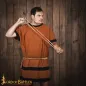 Balearic Roman Greek Sling Handcrafted Genuine Leather Braided Cords