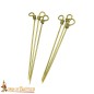 Lot de 6 épingles à vêtements médiévales fonctionnelles en laiton pur