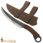 Medieval Huntsman Hand Forged Knife with Genuine Leather Sheath