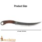 Medieval Huntsman Hand Forged Knife with Genuine Leather Sheath