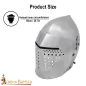 Late Medieval Full Visor Bascinet Helmet 14 gauge