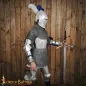 Late Medieval Full Visor Bascinet Helmet 14 gauge
